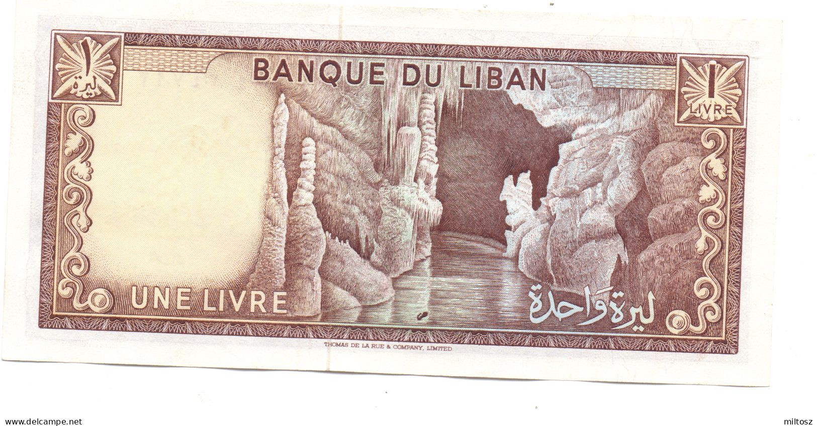 Lebanon 1 Livre 1972 - Liban