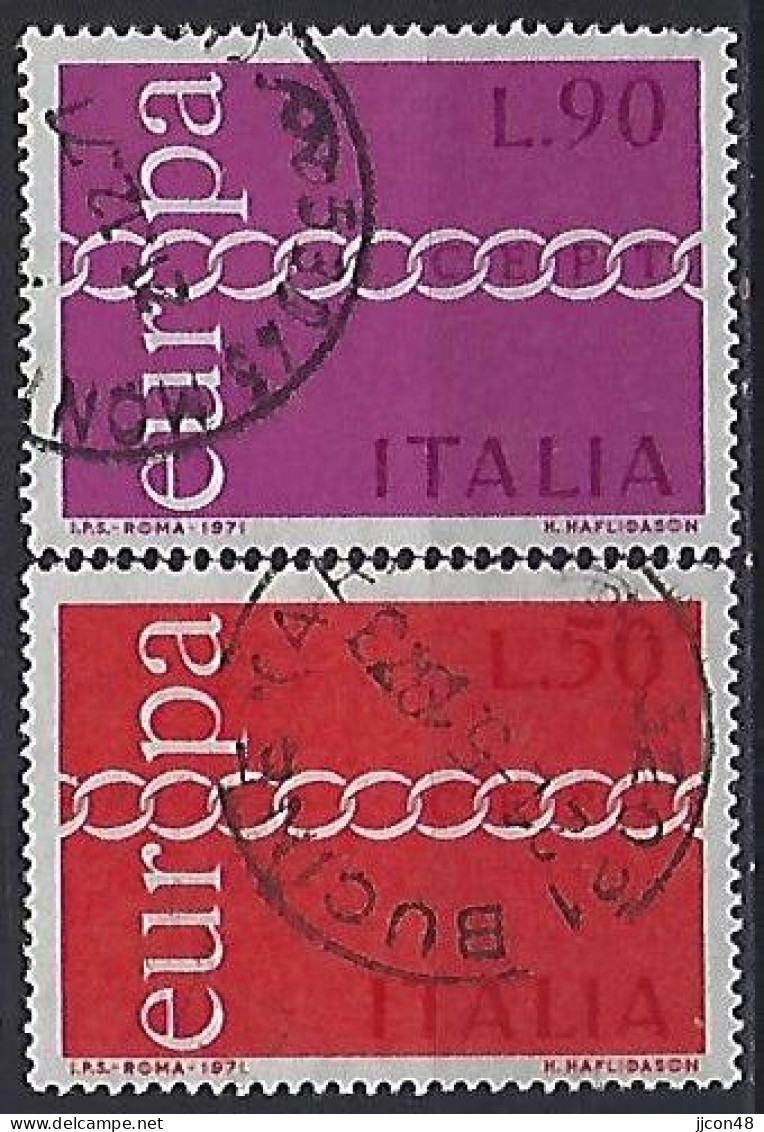 Italy 1971  Europa  (o) Mi.1335-1336 - 1971-80: Oblitérés