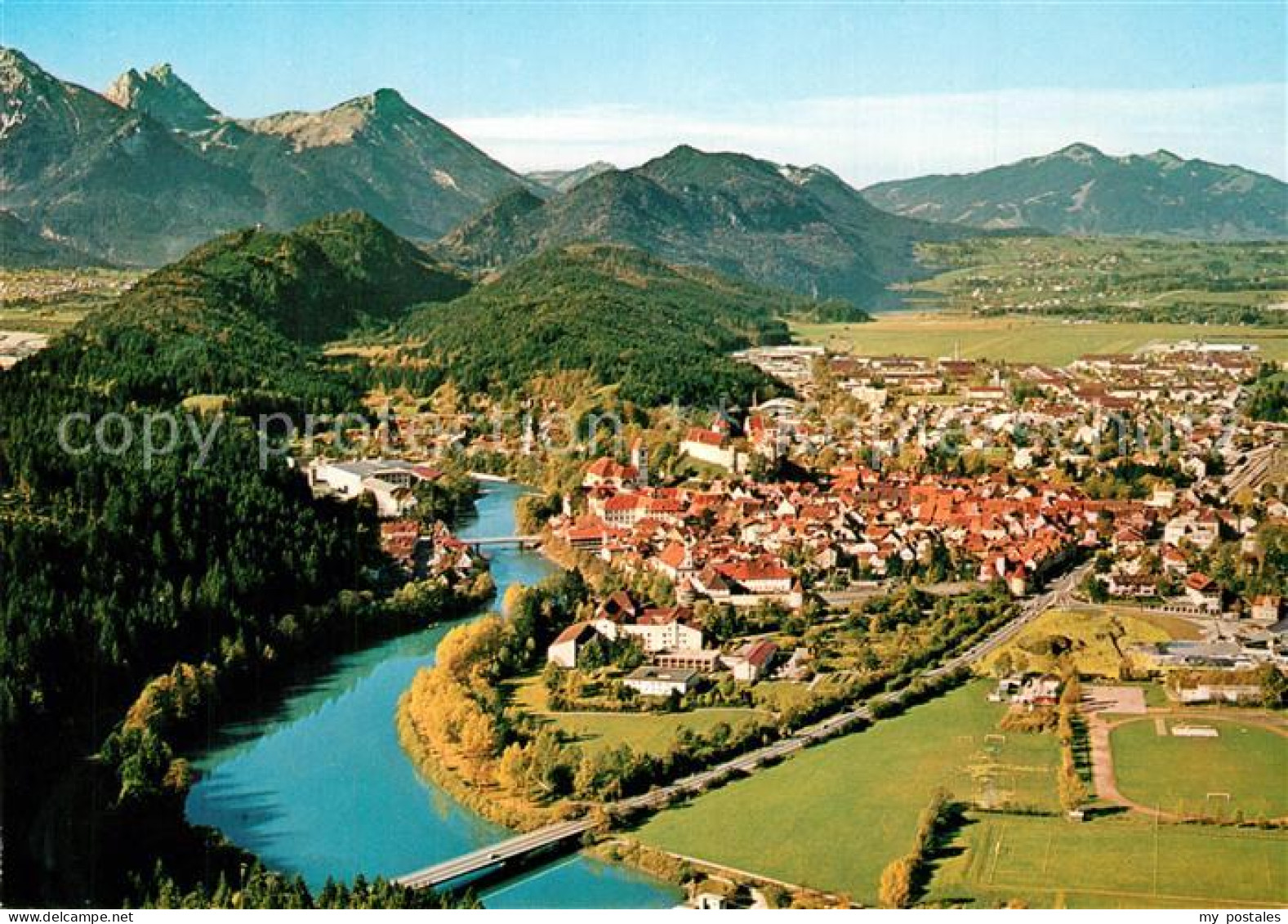 73267367 Fuessen Allgaeu Panorama Lechtal Mit Aggenstein Und Breitenberg Allgaeu - Füssen