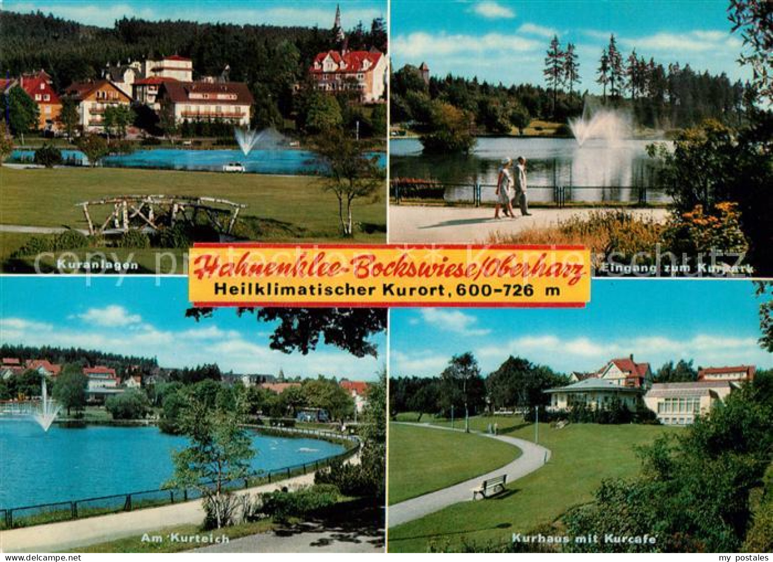 73267353 Hahnenklee-Bockswiese Harz Kuranlagen Kurpark Teich Kurhaus Kurcafe Hah - Goslar