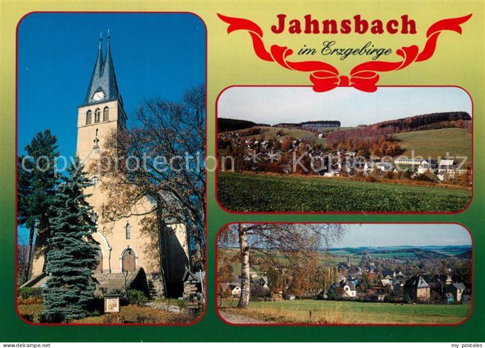 73267305 Jahnsbach Kirche Panorama Jahnsbach - Zschopau