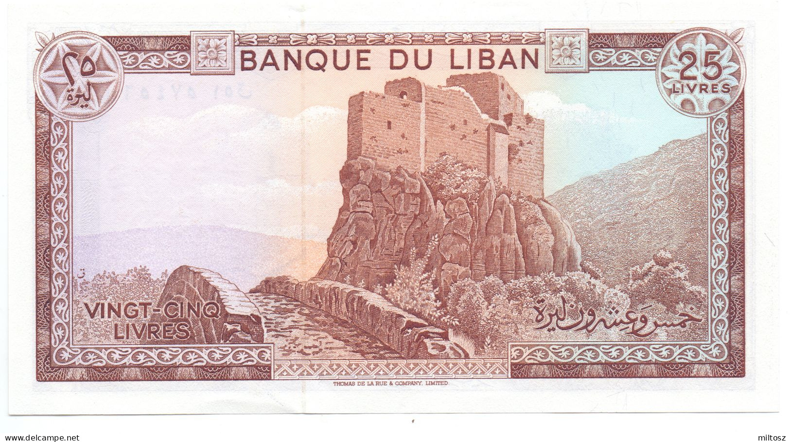 Lebanon 25 Livres 1983 - Líbano