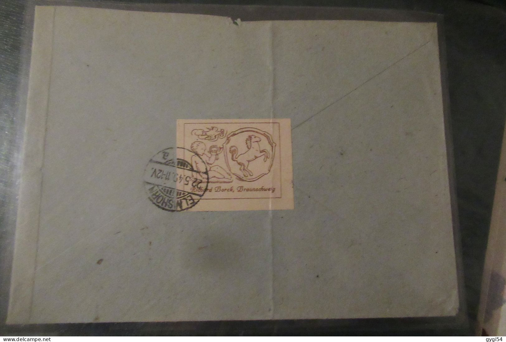 ALLEMAGNE  Lettre Recommandée DU 21 05 1949  De BRAUNSCHWEIG   Pour  Elmshorn Via BERLIN - Lettres & Documents