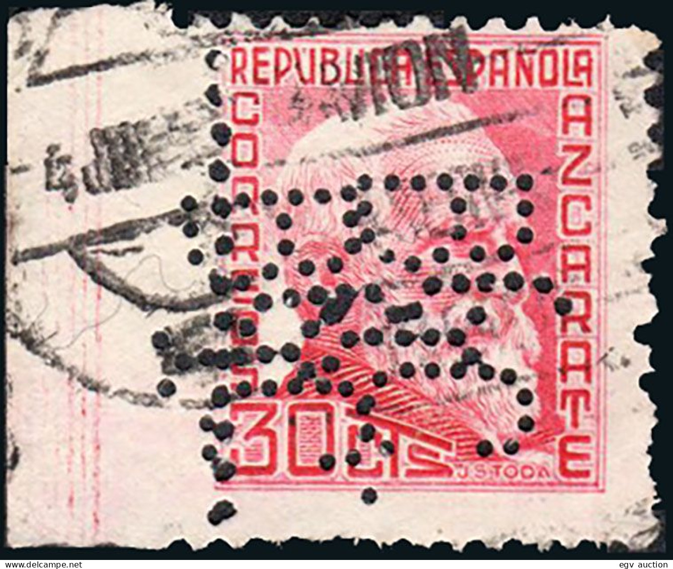 Madrid - Perforado - Edi O 687 - "BIIC." Doble (Banco) - Gebraucht