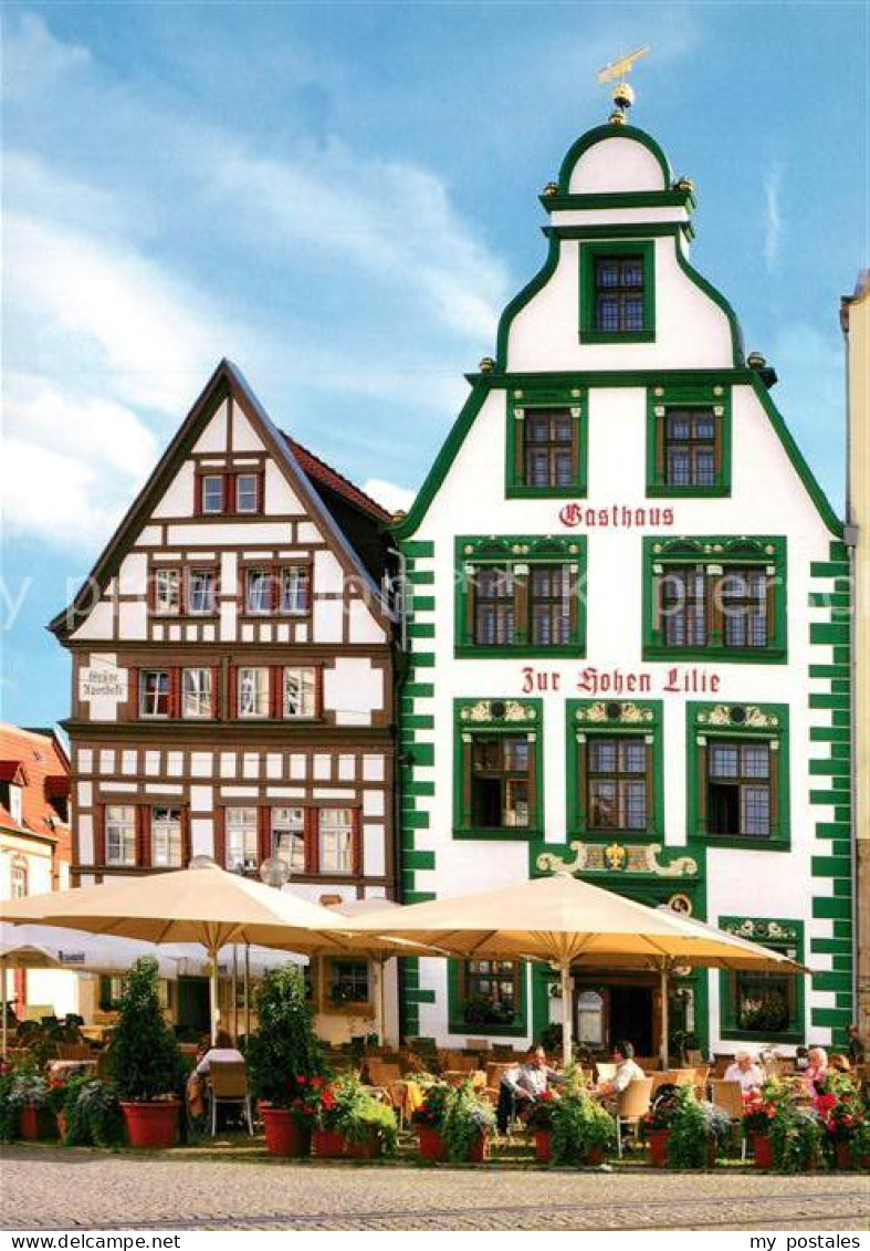 73266854 Erfurt Gasthaus Zur Hohen Lilie Gruene Apotheke Fachwerkhaus Erfurt - Erfurt