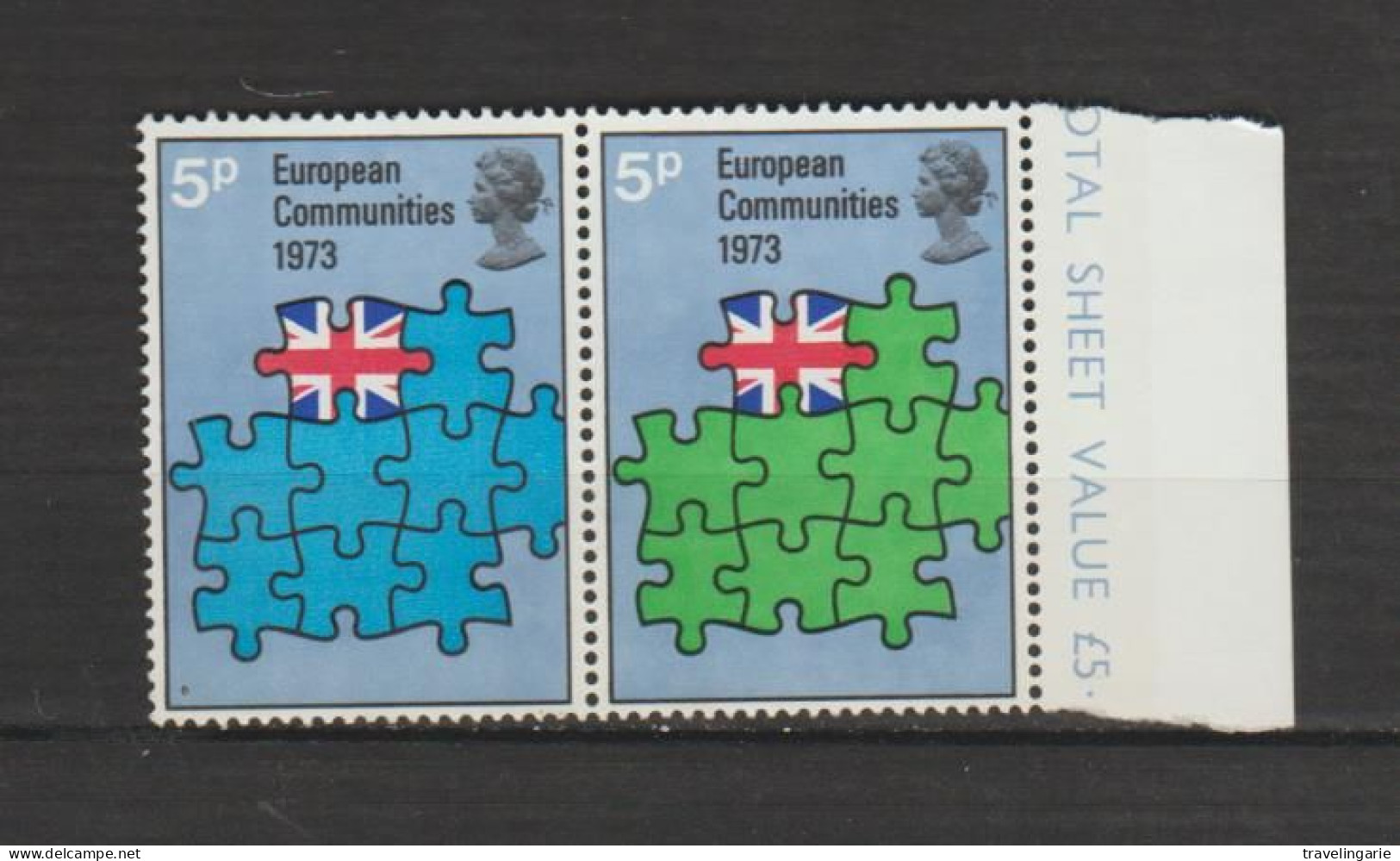 Great Britain 1973 Britain's Entry Into The European, Communities MNH ** - Europese Gedachte