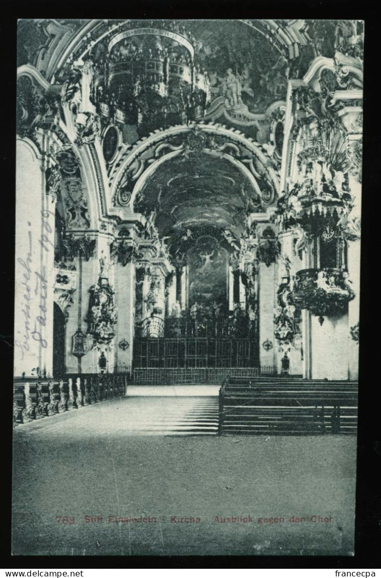 15000 - SUISSE -  Monastère D'Einsiedeln, église De Pèlerinage, Vue Intérieure - Einsiedeln