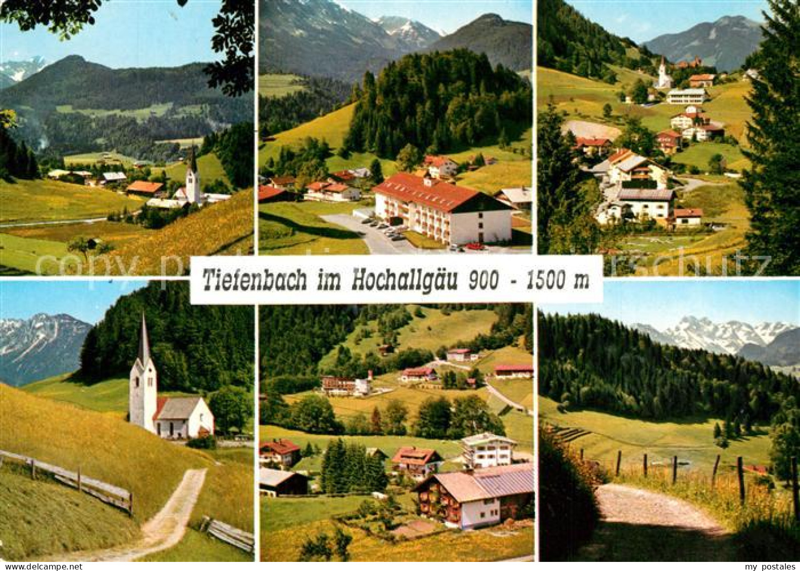 73266770 Tiefenbach Oberstdorf Teilansichten Kirche Landschaftspanorama Alpen Ti - Oberstdorf