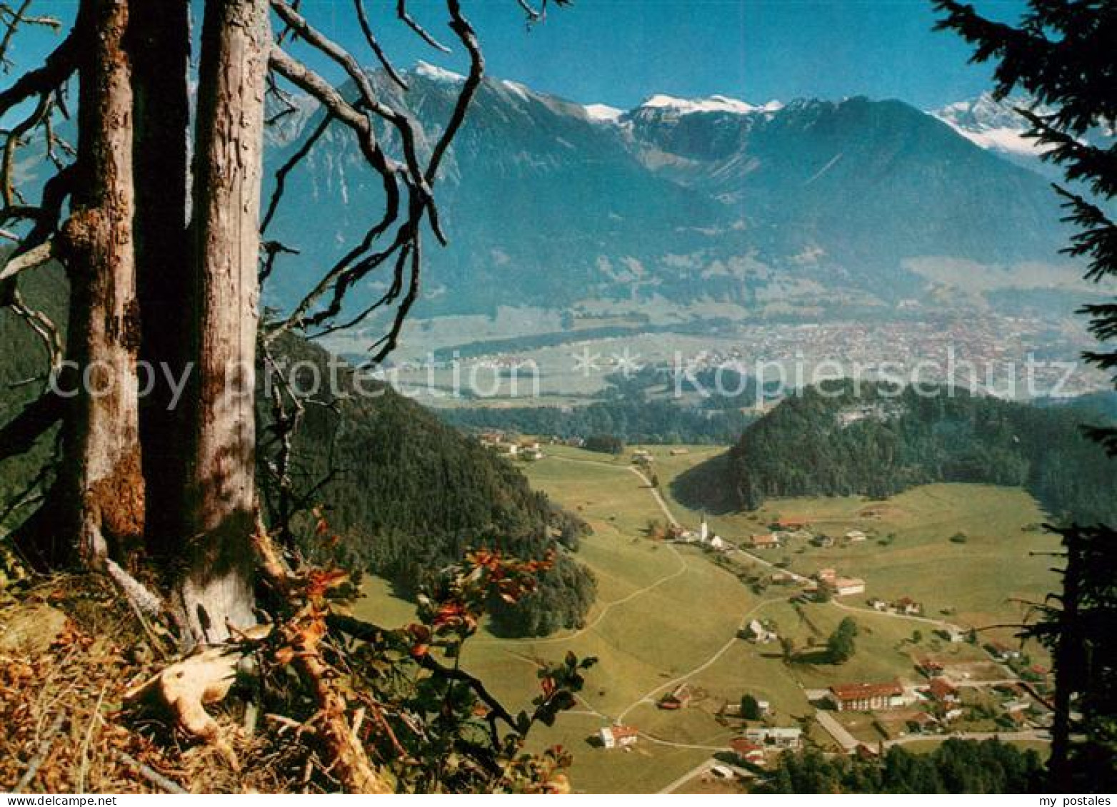 73266769 Tiefenbach Oberstdorf Talblick Oberstdorfer Berge Alpenpanorama Tiefenb - Oberstdorf