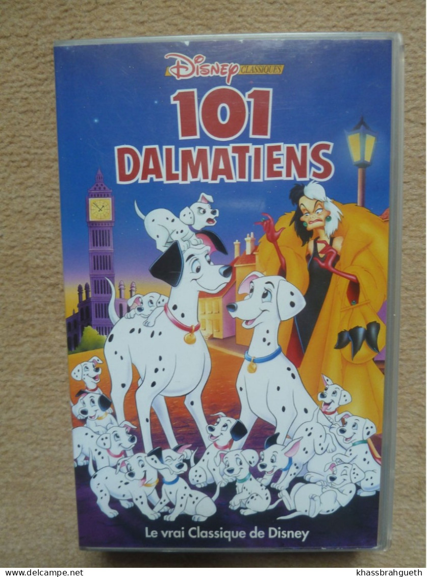 101 DALMATIENS - DISNEY CLASSIQUES (CASSETTE VHS) (1996) - Dessins Animés