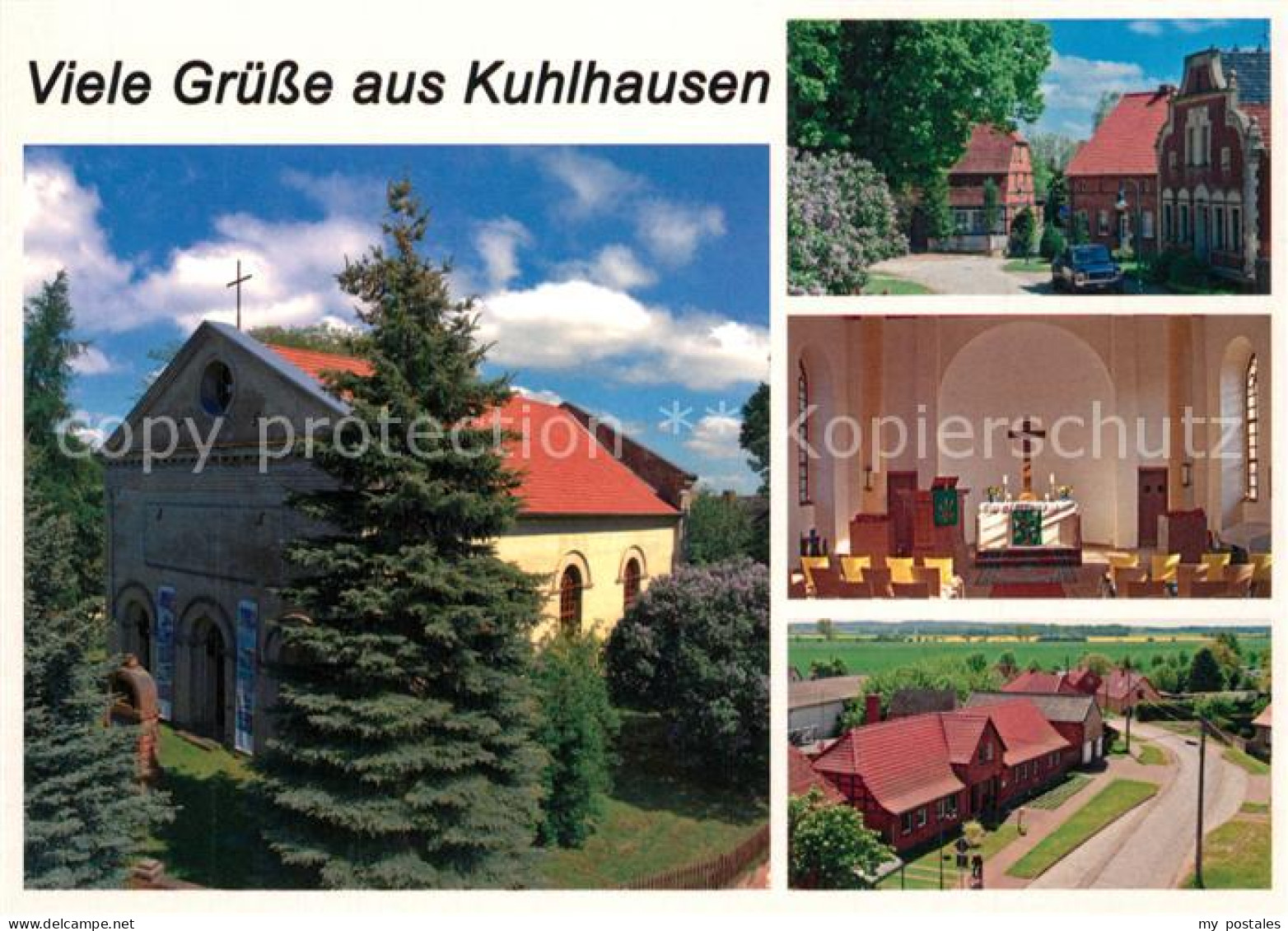 73266729 Kuhlhausen Kirche Innenansicht Ortsmotive MB Karte 125 Bild Und Heimat  - Havelberg