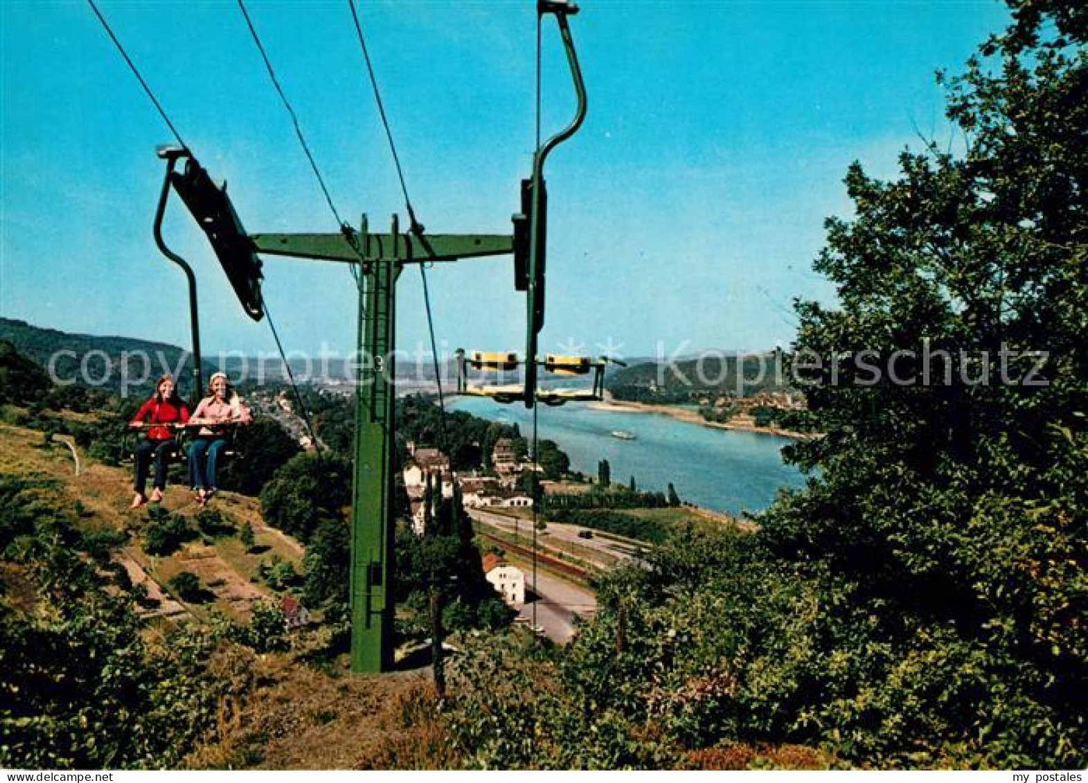 73266705 Bad Breisig Seilbahn Zur Burg Rheineck Panorama Blick Ins Rheintal Bad  - Bad Breisig