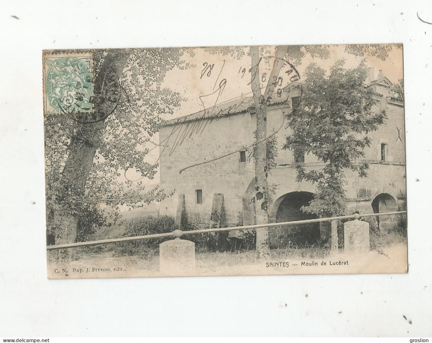 SAINTES MOULIN DE LUCERAT 1905 - Saintes