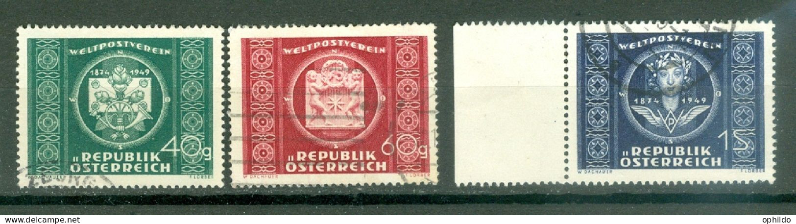 Autriche  Yv 779/781  Ob TB  - Used Stamps