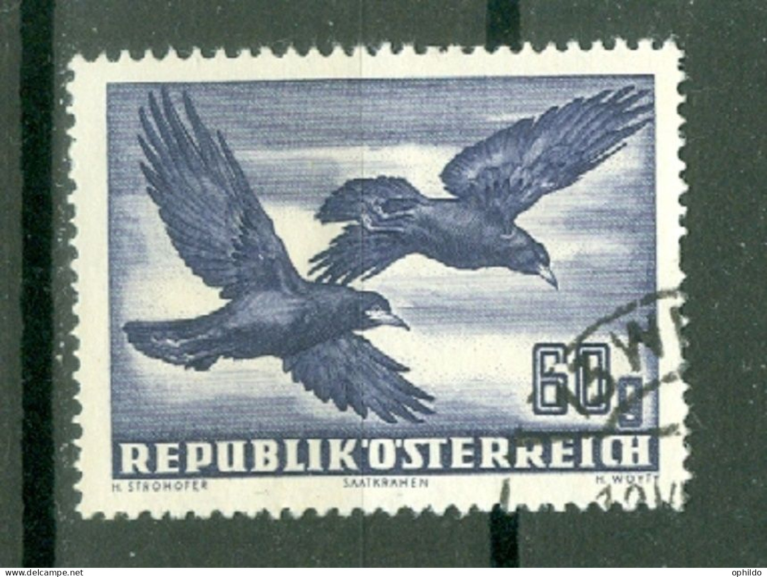 Autriche  Yv PA 54  Ob TB  Oiseau   - Used Stamps