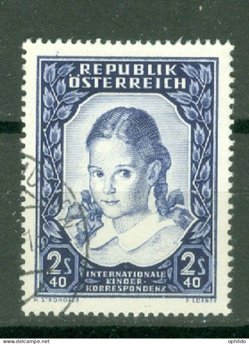 Autriche  Yv 817  Ob TB  Enfance  - Used Stamps