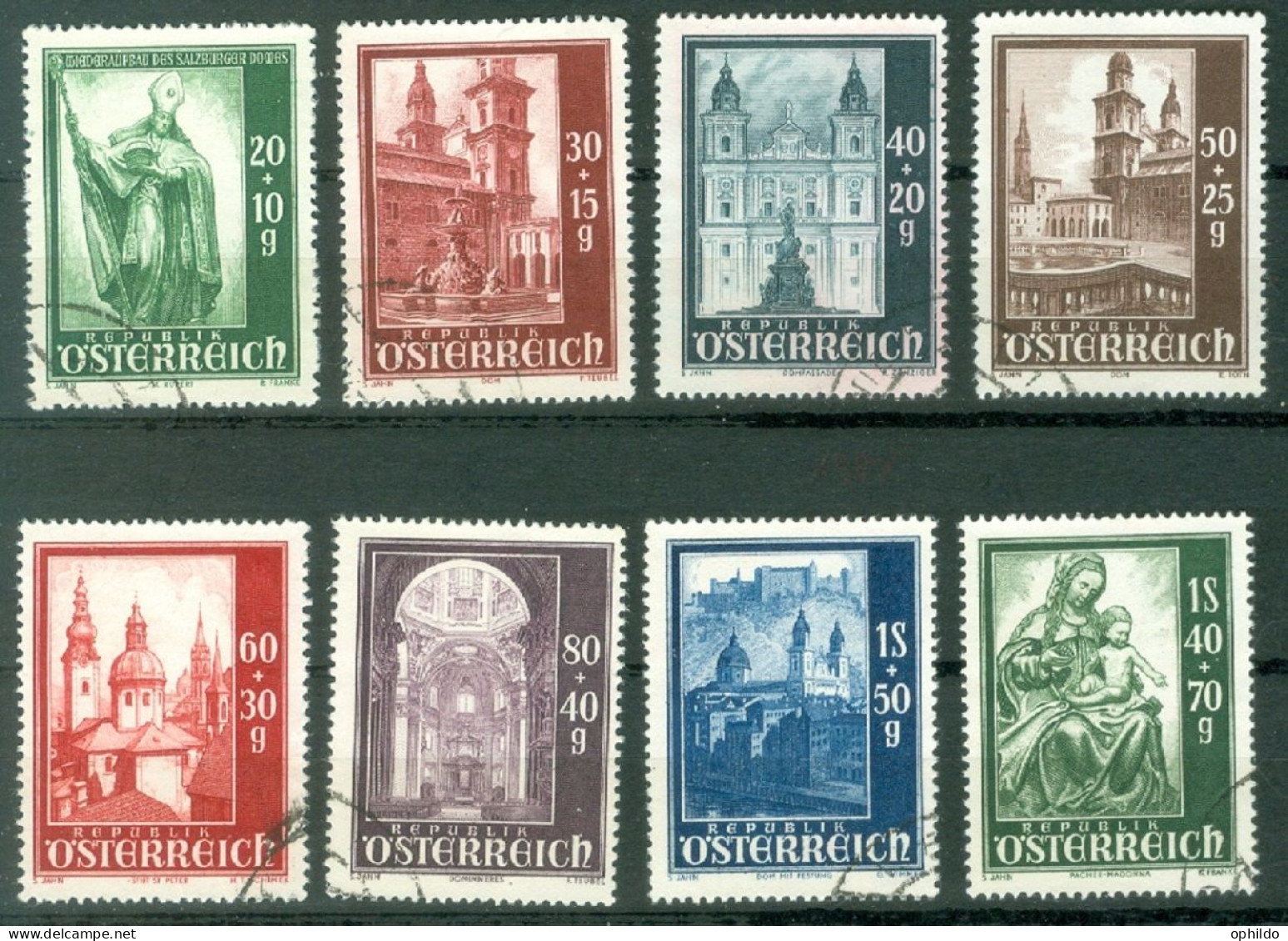 Autriche  Yv 755/762 Ob TB  - Used Stamps