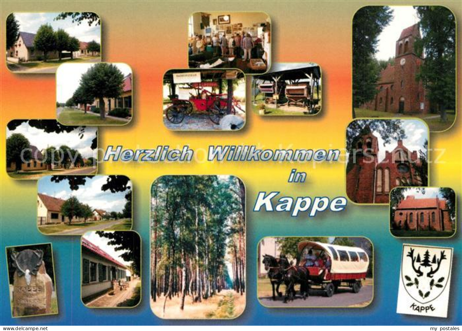 73266570 Kappe Kapper Dorfstrasse Heimatmuseum Kriche Kremserfahrten Kappe - Zehdenick