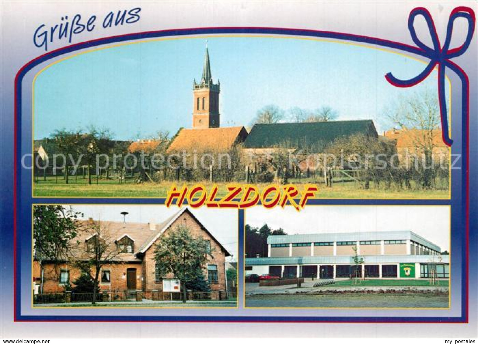 73266545 Holzdorf Elster Kirche Gemeindeverwaltung Sport Und Mehrzweckhalle Holz - Jessen