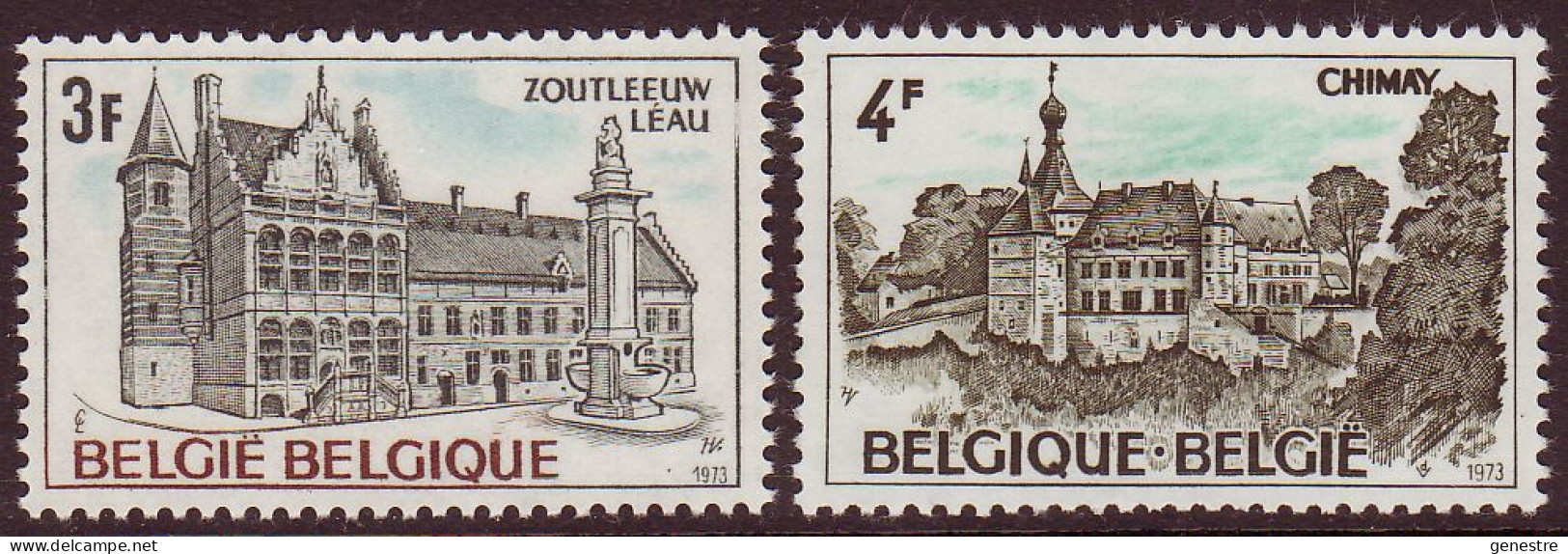 Belgique - 1973 - COB 1692 à 1693 ** (MNH) - Neufs
