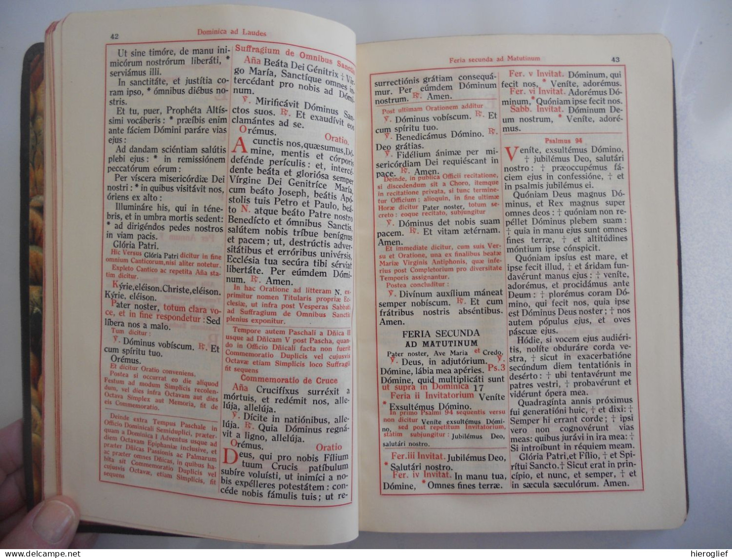 PSALTERIUM Dispositum Per Hebdomadam Secundum Regulam SS.PATRIS NOSTRI BENEDICTI - Breviarium Monasticum 1925 Brugge - Biblia, Cristianismo