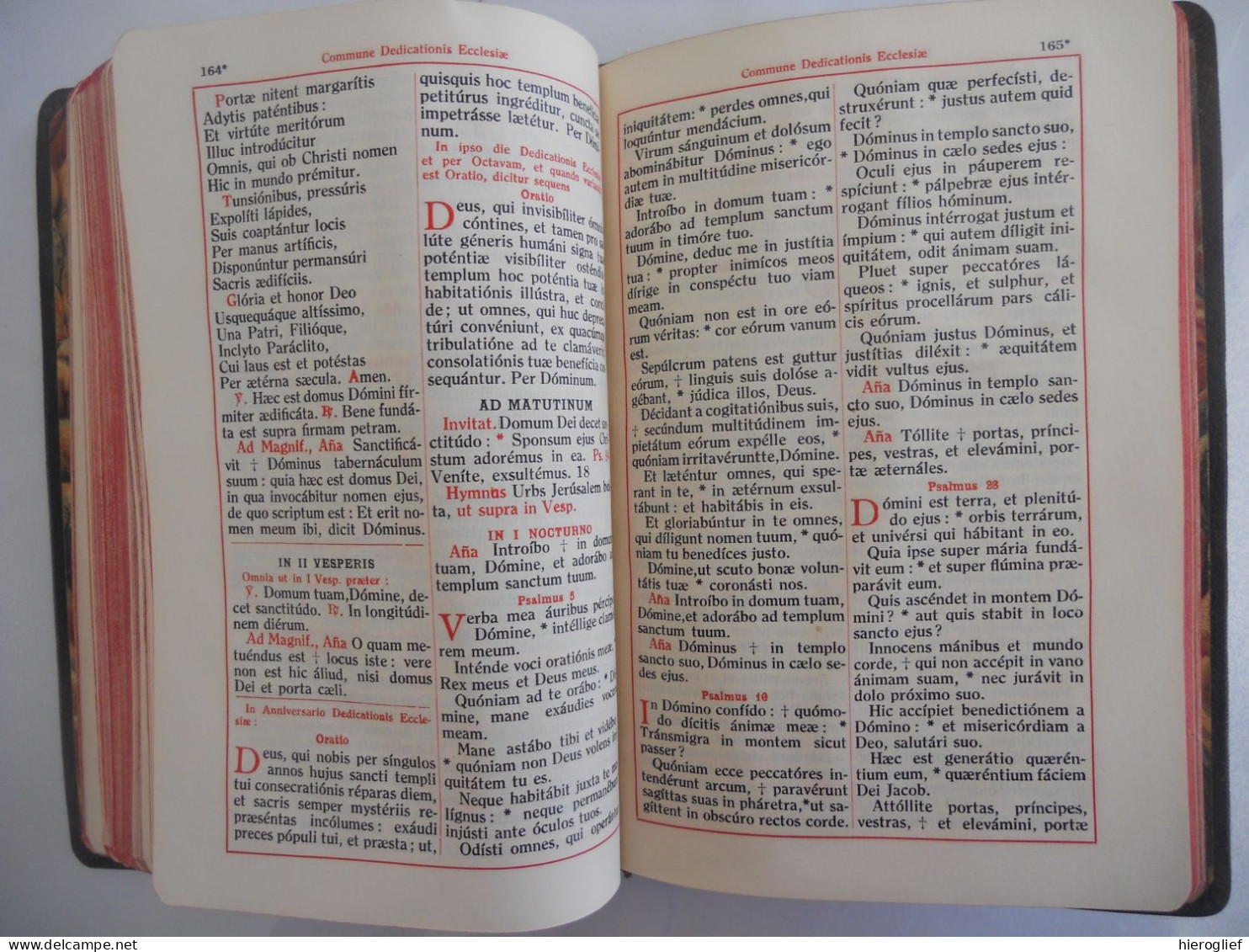 PSALTERIUM dispositum per hebdomadam secundum regulam SS.PATRIS NOSTRI BENEDICTI - breviarium monasticum 1925 Brugge