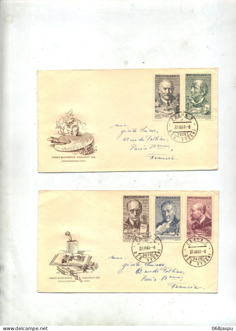 Lettre Cachet Prague Sur Celebrité - Lettres & Documents