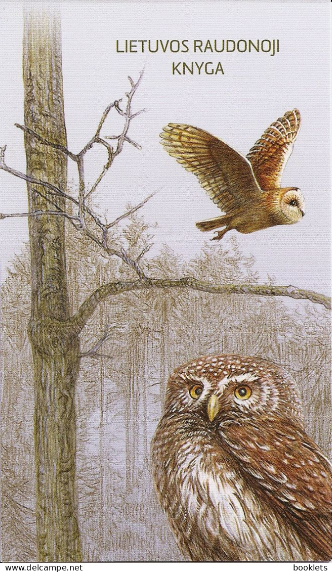 LITHUANIA, 2014, Booklet 5. Birds: Barn Owl And Pygmy Owl - Lituania