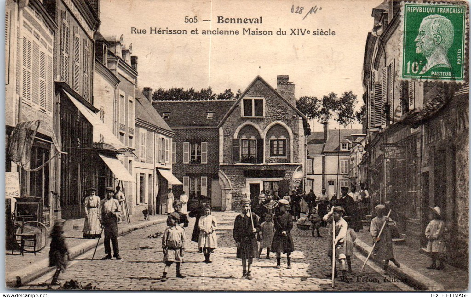 28 BONNEVAL - Rue Herisson Et Ancienne Maison  - Bonneval