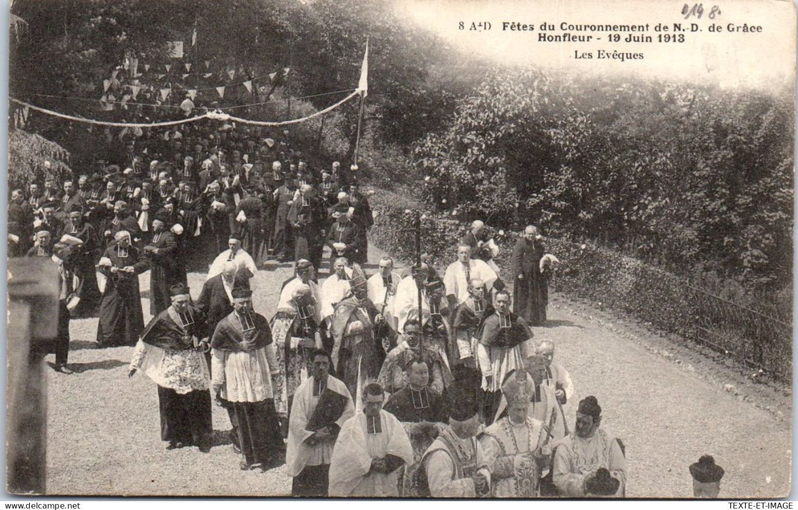 14 HONFLEUR - Fete De N.D Du Chene 1913 - Honfleur