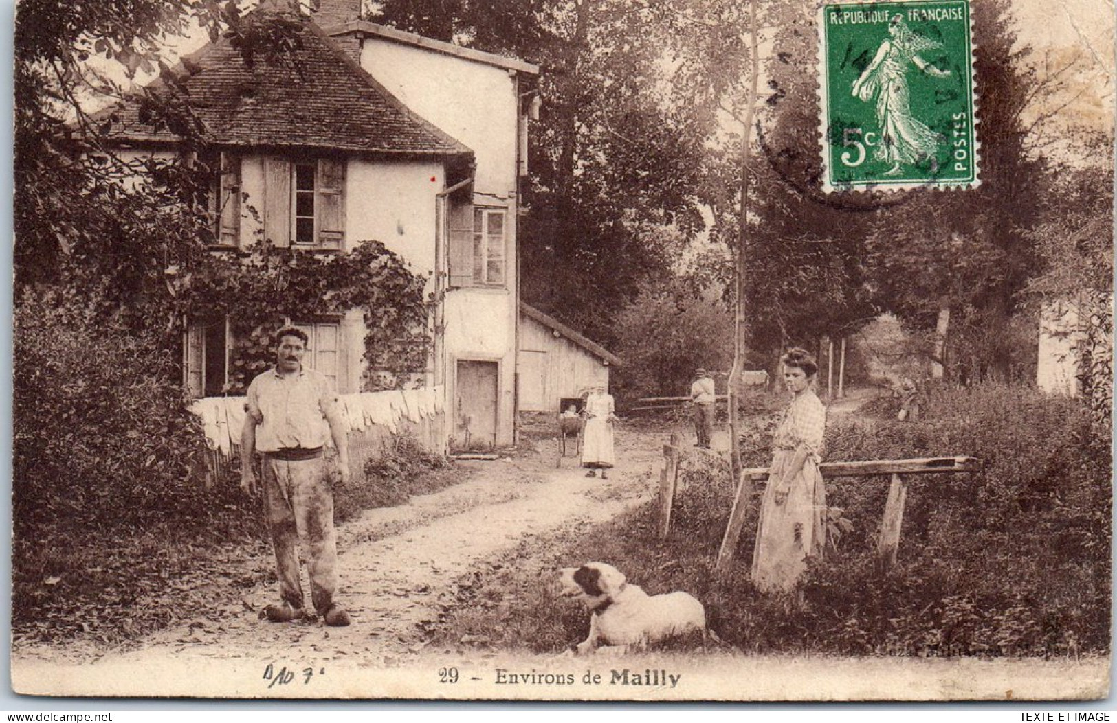 10 MAILLY - Une Ferme Aux Environs  - Sonstige & Ohne Zuordnung