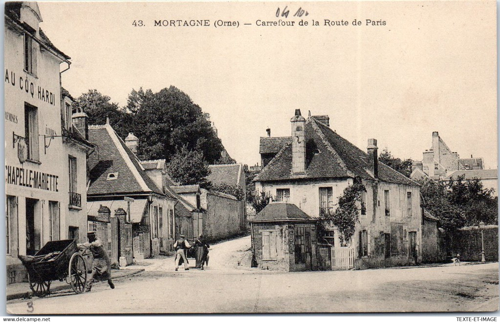 61 MORTAGNE - Carrefour De La Route De Paris  - Mortagne Au Perche