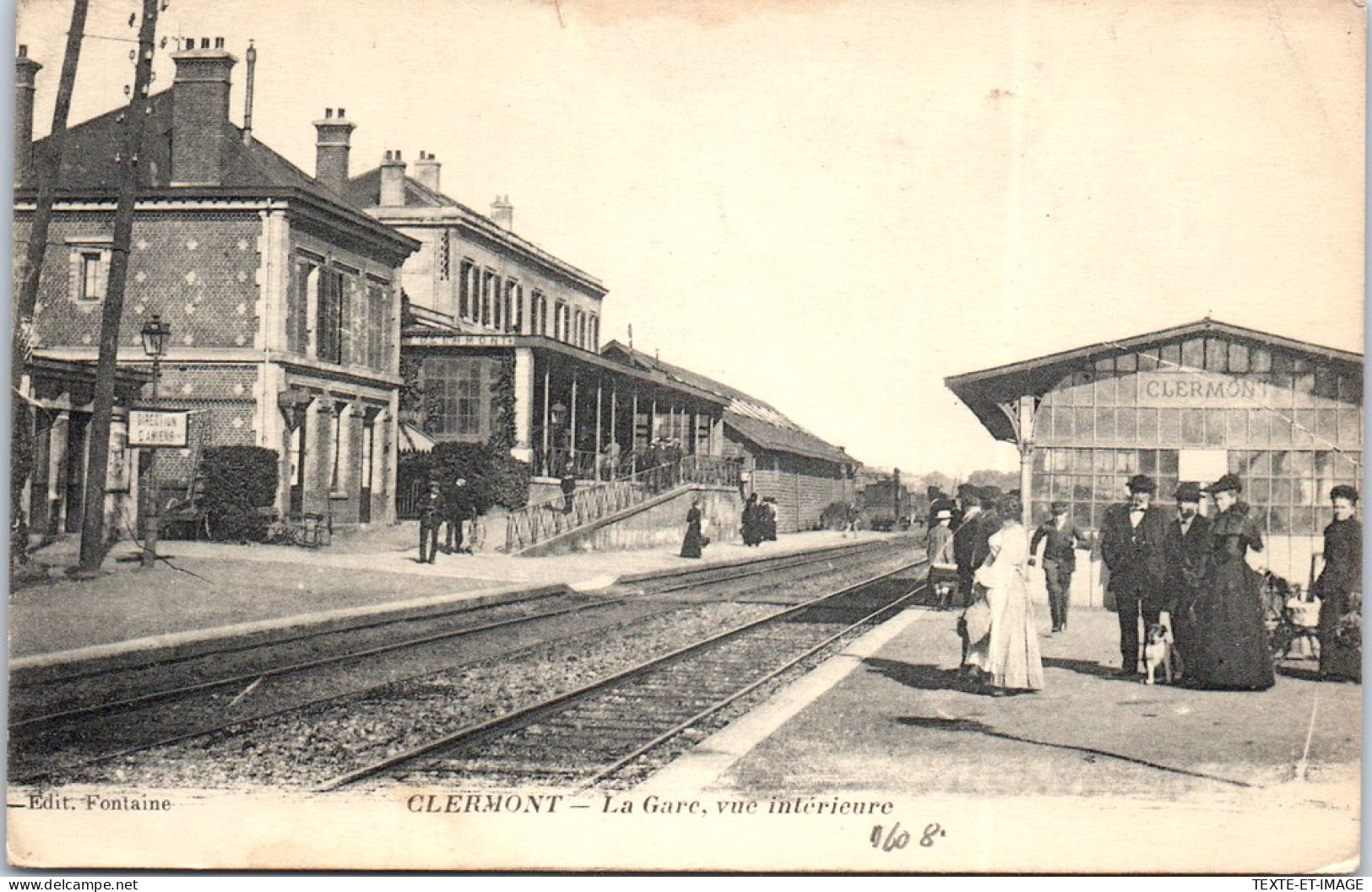 60 CLERMONT - La Gare, Vue Interieure  - Clermont