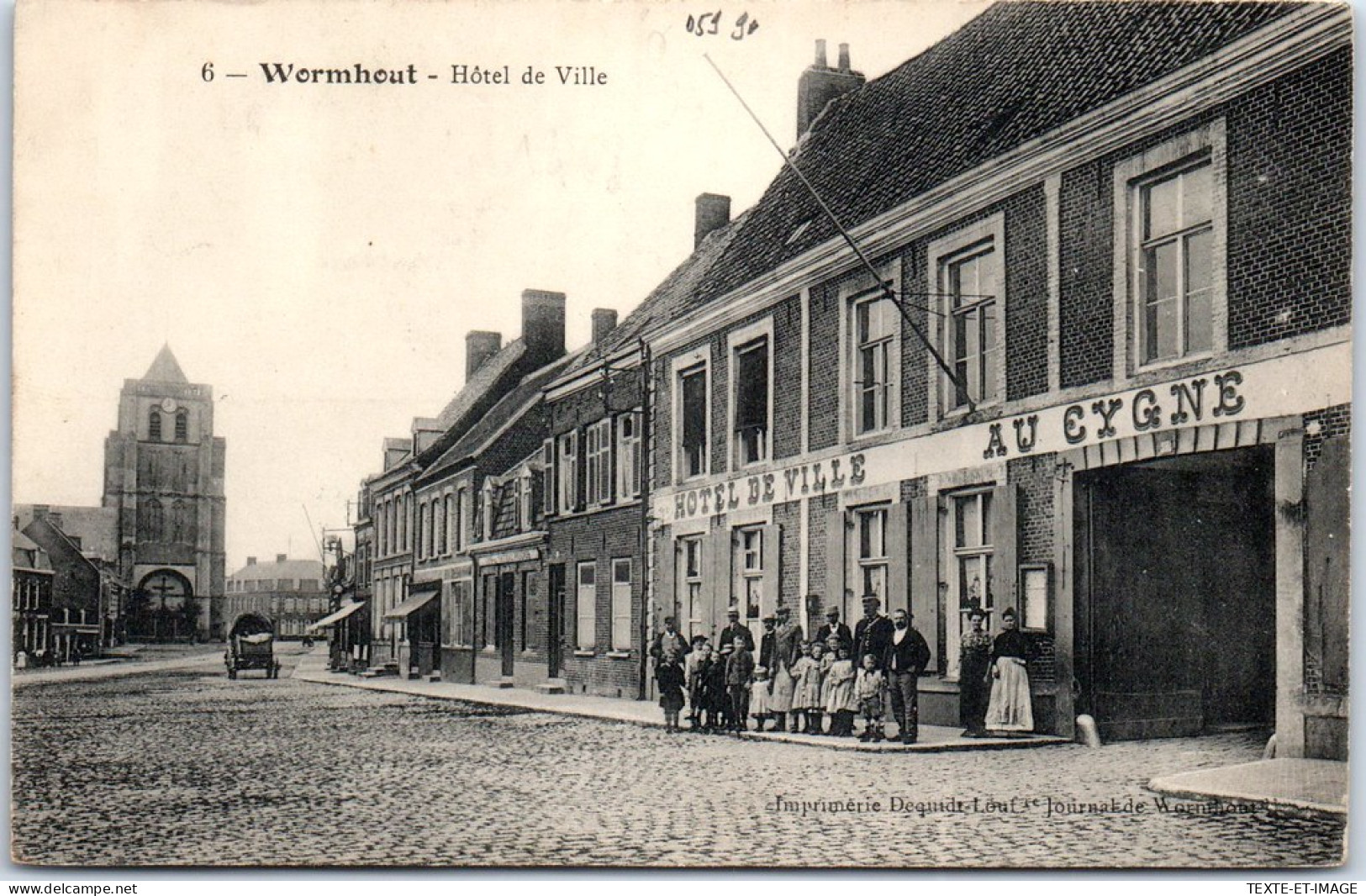 59 WORMHOUT - L'hotel De Ville - Wormhout