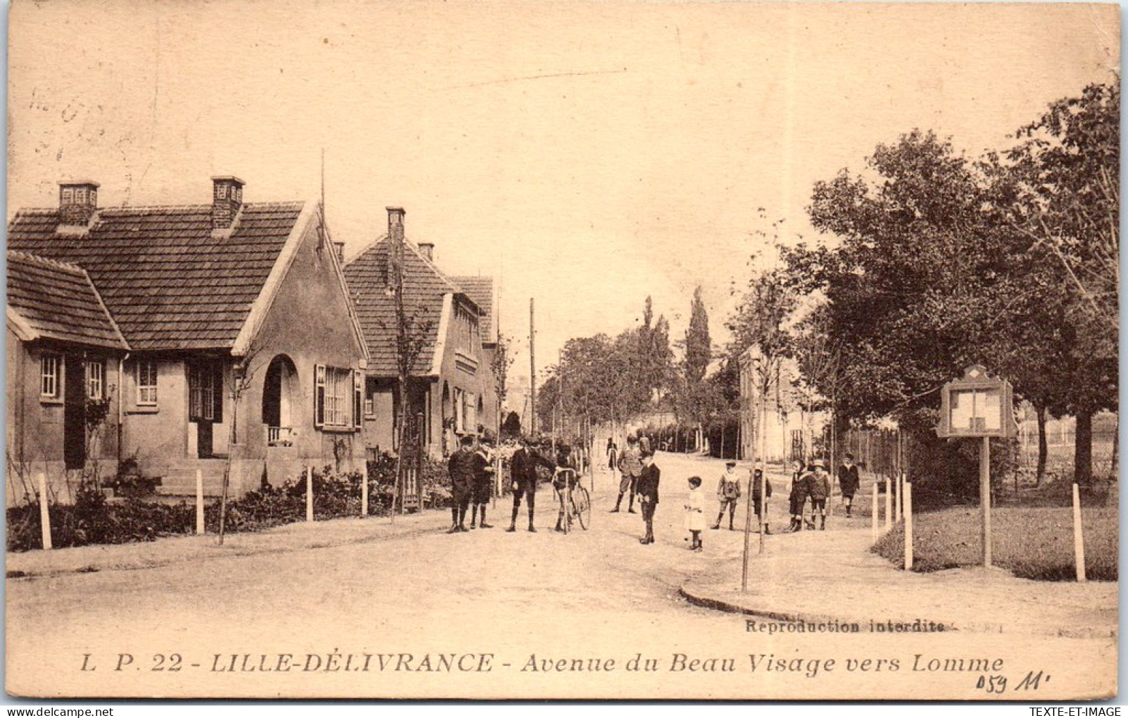 59 LILLE DELIVRANCE - Avenue De Beau Visage Vers Lomme  - Lille