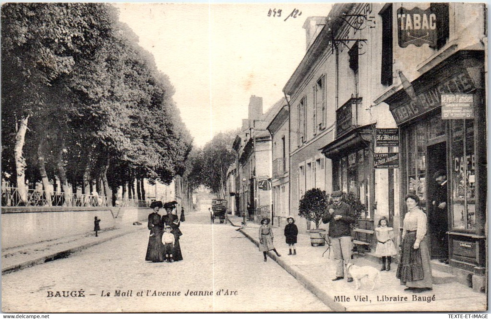 49 BAUGE - Le Mail Et Avenue Jeanne D'arc  - Autres & Non Classés