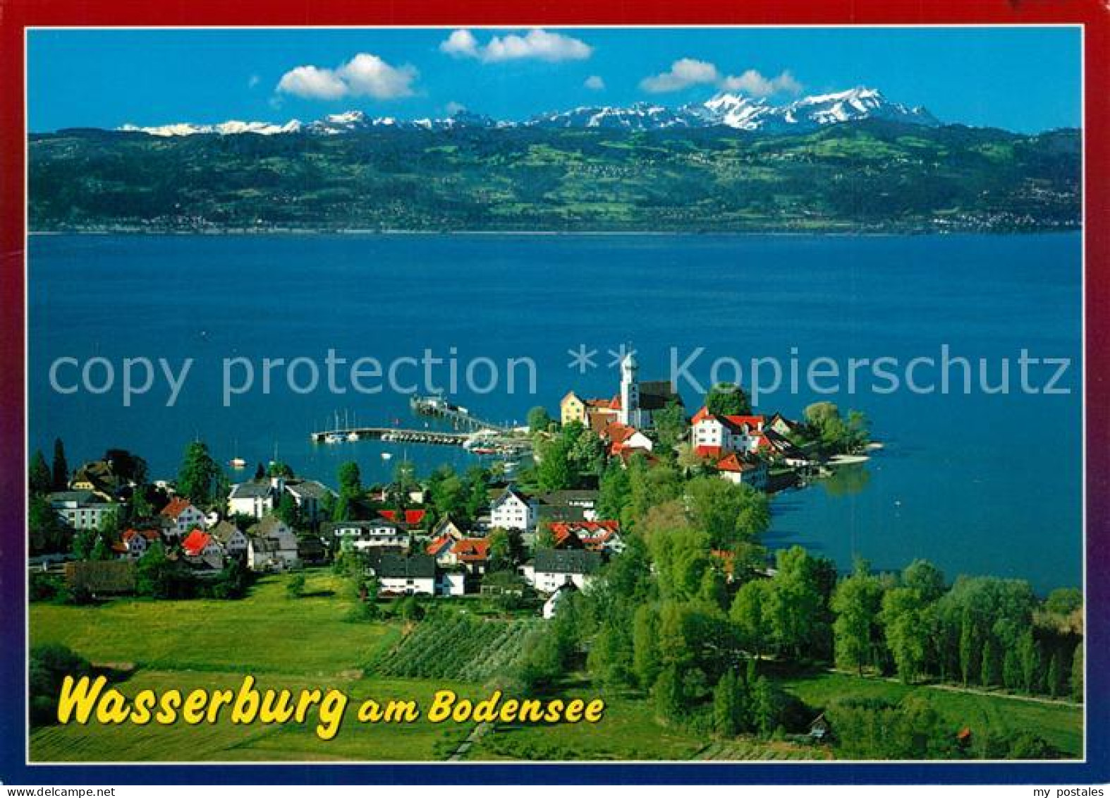 73266318 Wasserburg Bodensee Fliegeraufnahme Halbinsel Wasserburg Bodensee - Wasserburg (Bodensee)