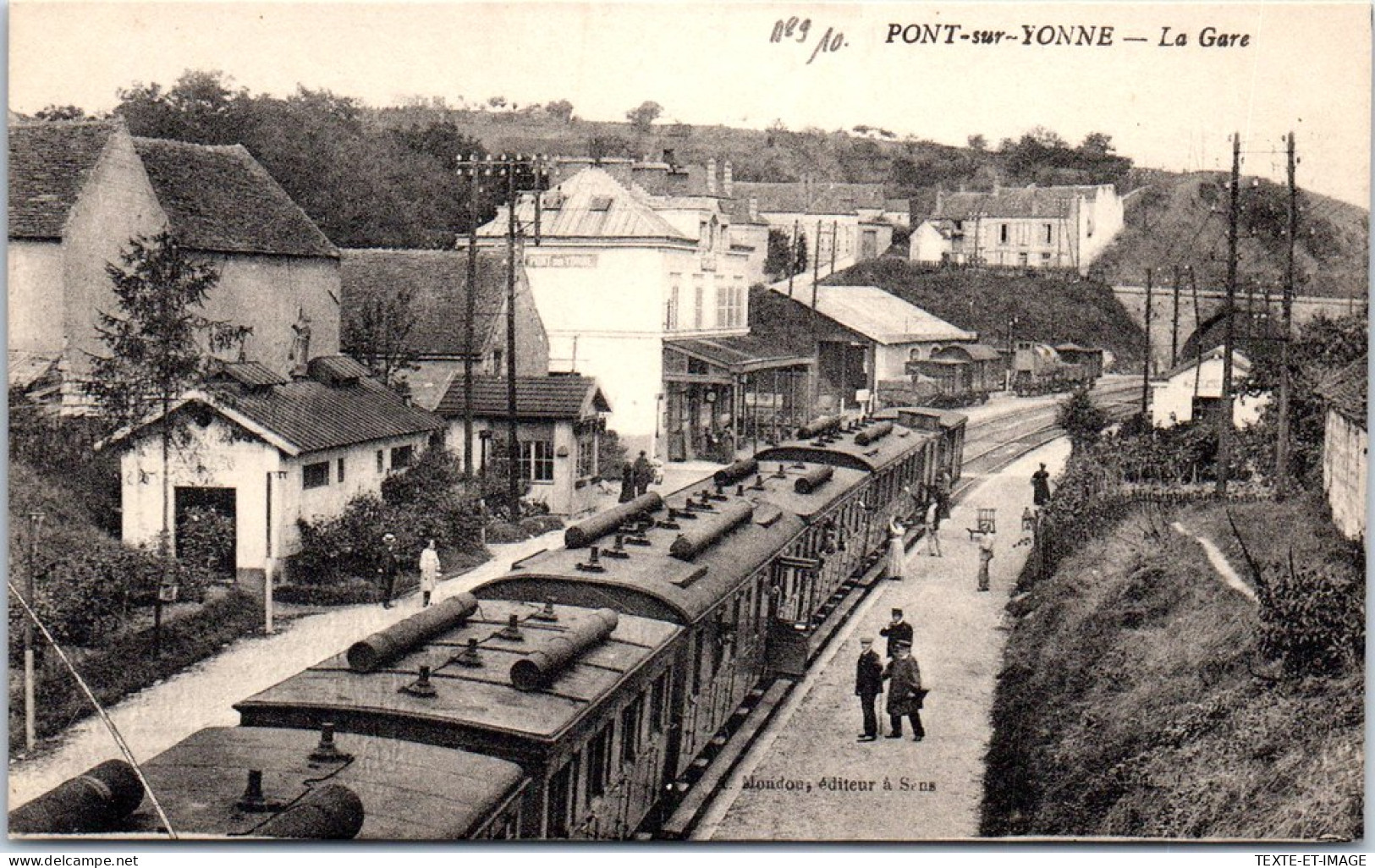 89 PONT SUR YONNE - Vue Generale De La Gare -  - Pont Sur Yonne