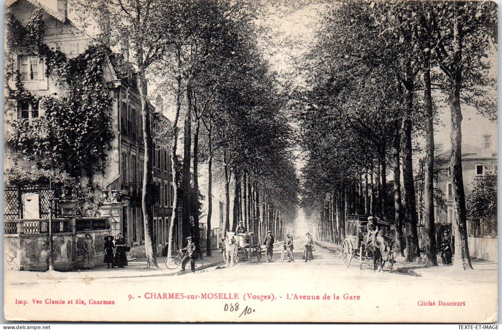 88 CHARMES SUR MOSELLE - L'avenue De La Gare  - Charmes