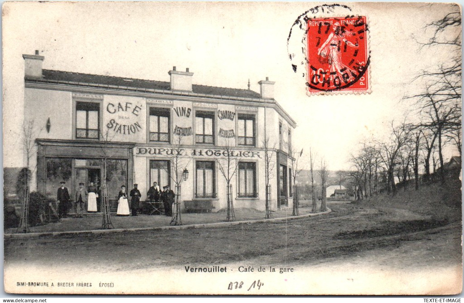 78 VERNOUILLET - Le Cafe De La Gare. - Vernouillet