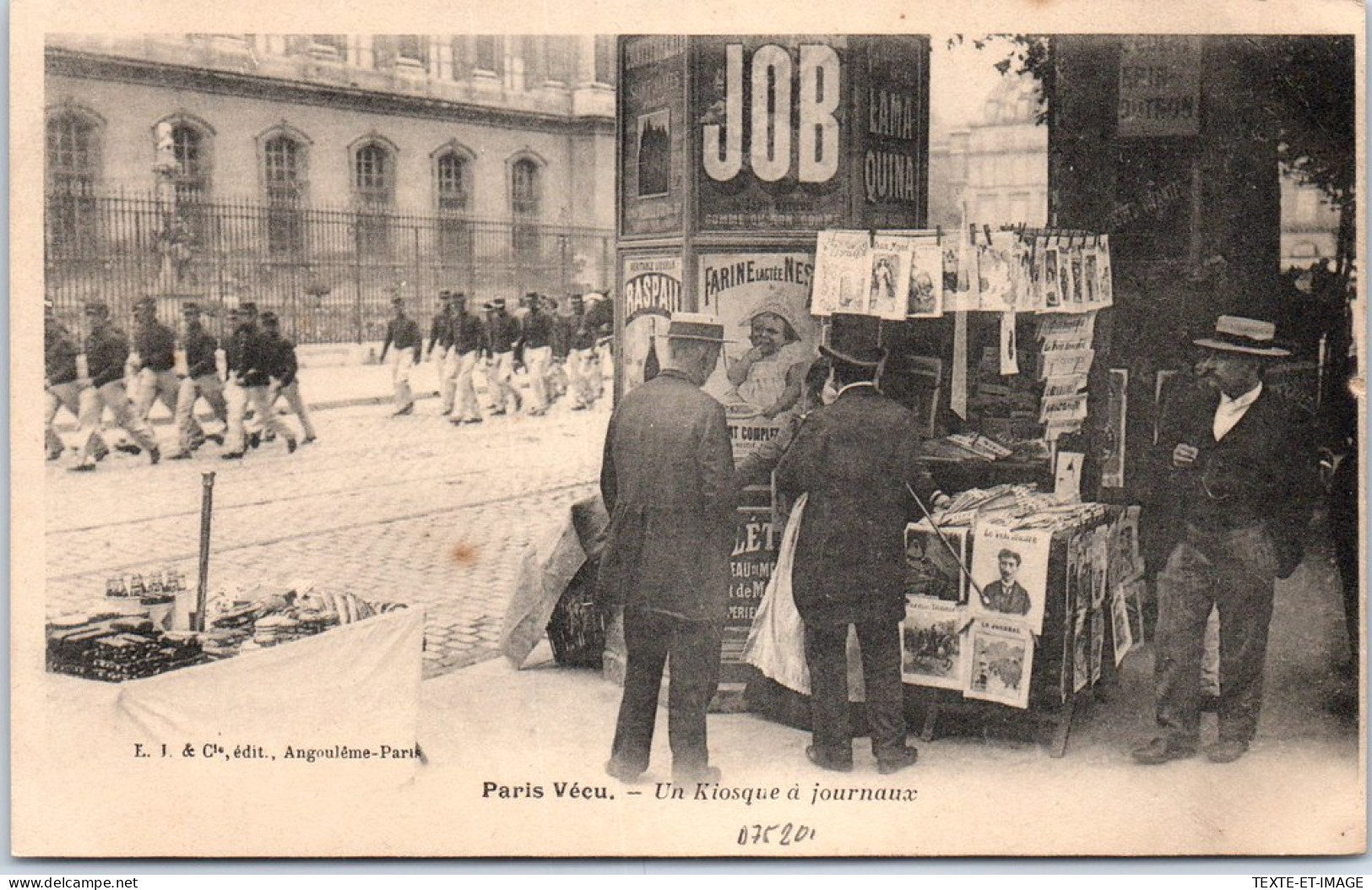 75 PARIS VECU - Un Kiosque A Journaux  - Straßenhandel Und Kleingewerbe