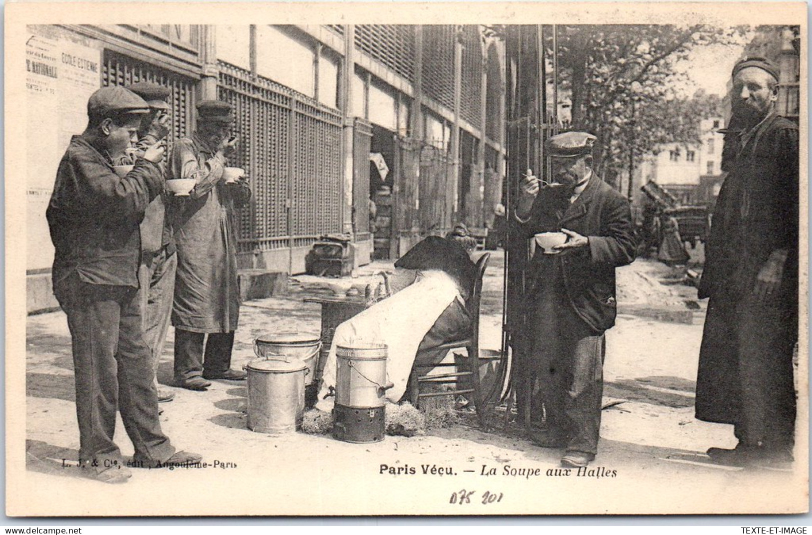 75 PARIS VECU - La Soupe Aux Halles  - Artesanos De Páris