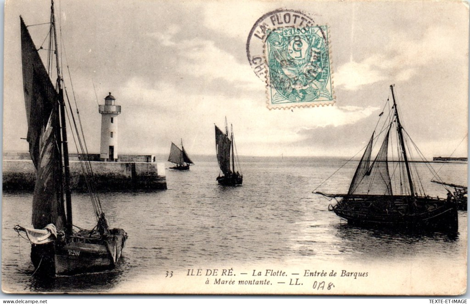 17 ILE DE RE - LA FLOTTE - Entree Des Barques - Ile De Ré
