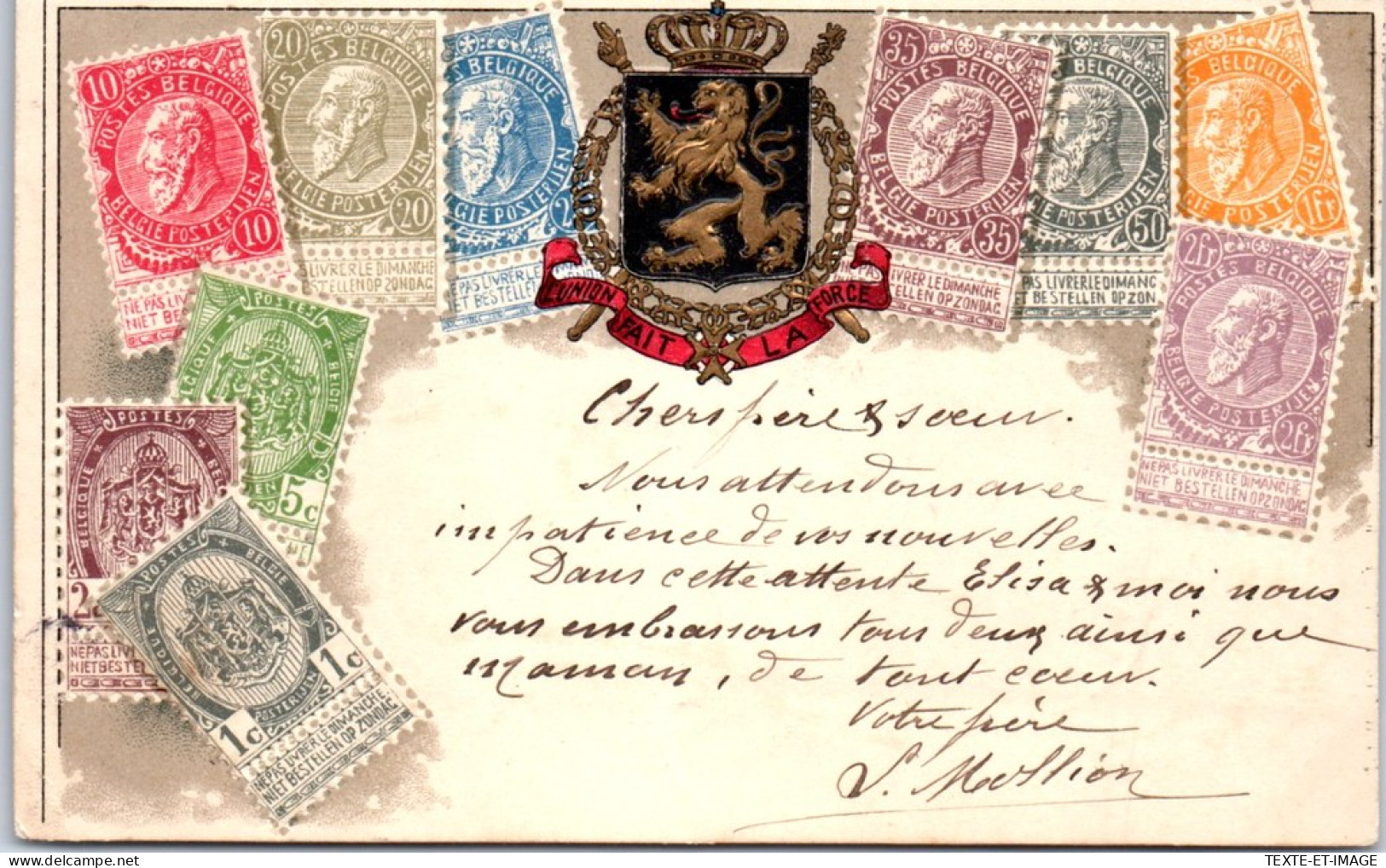 THEMES - TIMBRES - Timbres Belgique. - Briefmarken (Abbildungen)