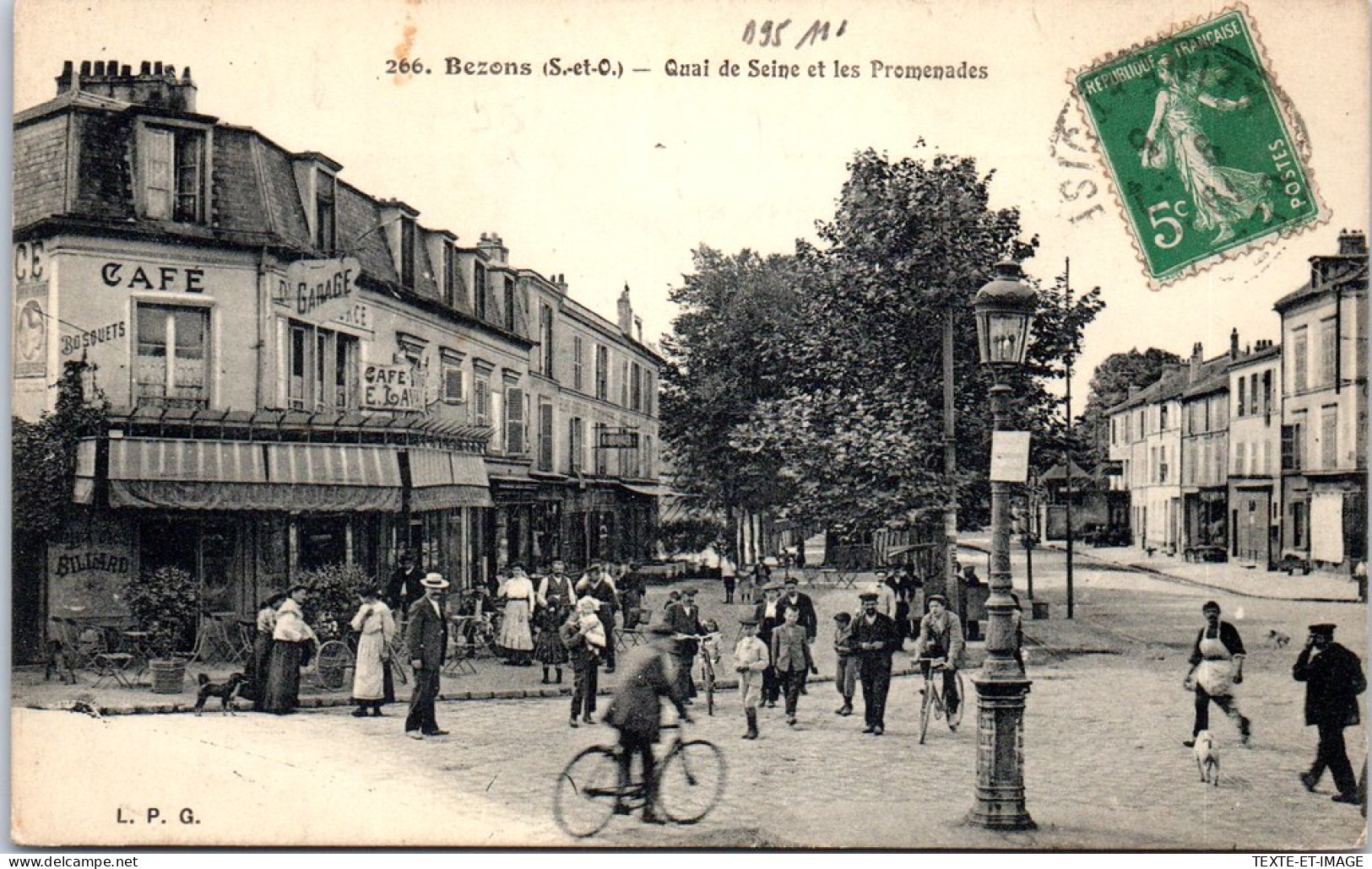 95 BEZONS - Le Quai De Seine Et Les Promenades. - Bezons