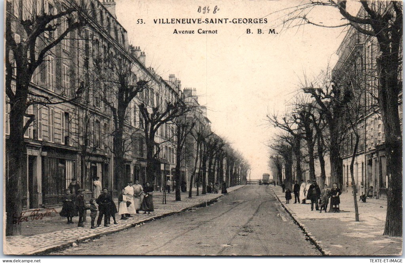 94 VILLENEUVE SAINT GEORGES - L'avenue Carnot. - Villeneuve Saint Georges