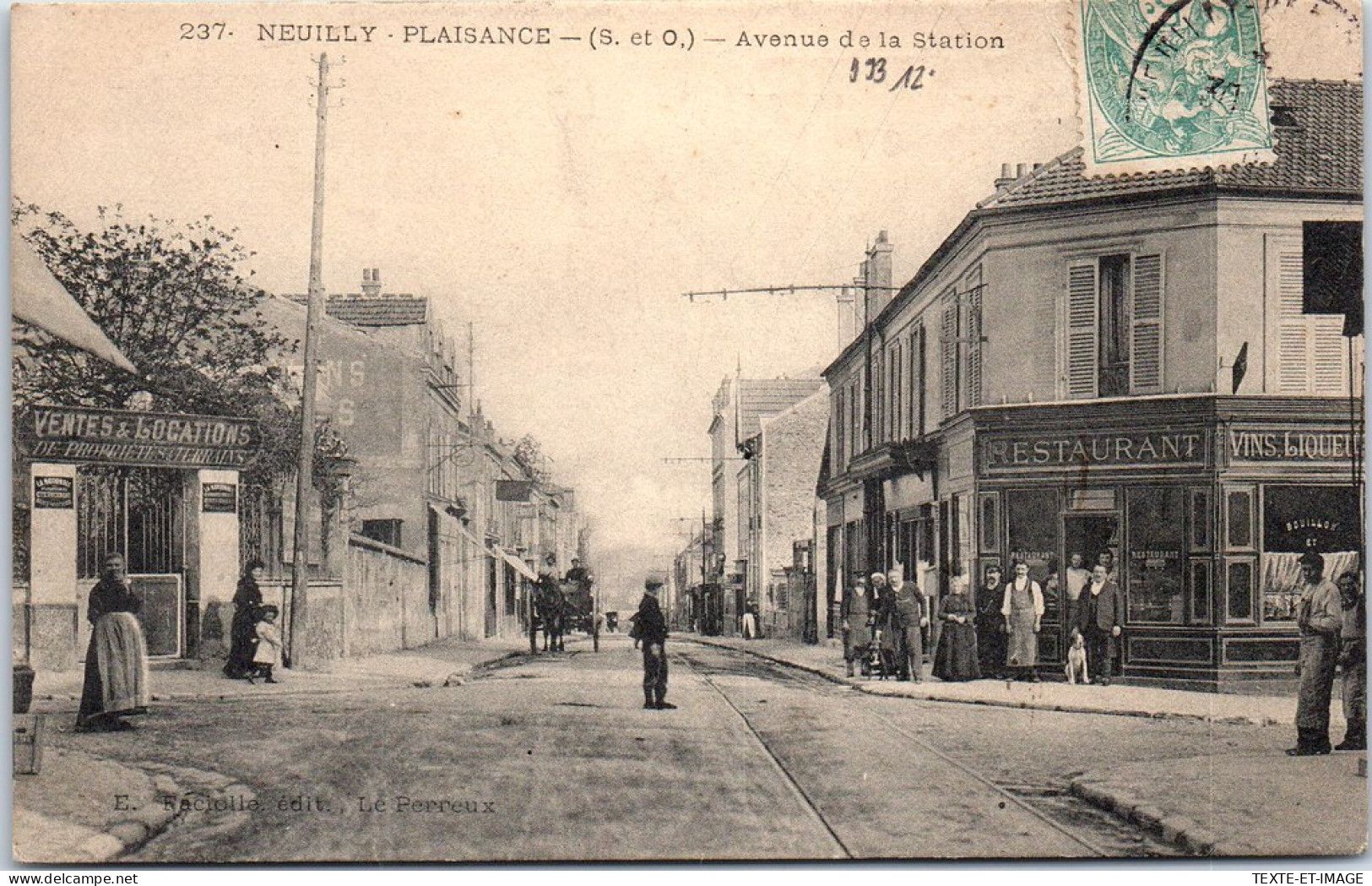 93 NEUILLY PLAISANCE - L'avenue De La Station. - Neuilly Plaisance