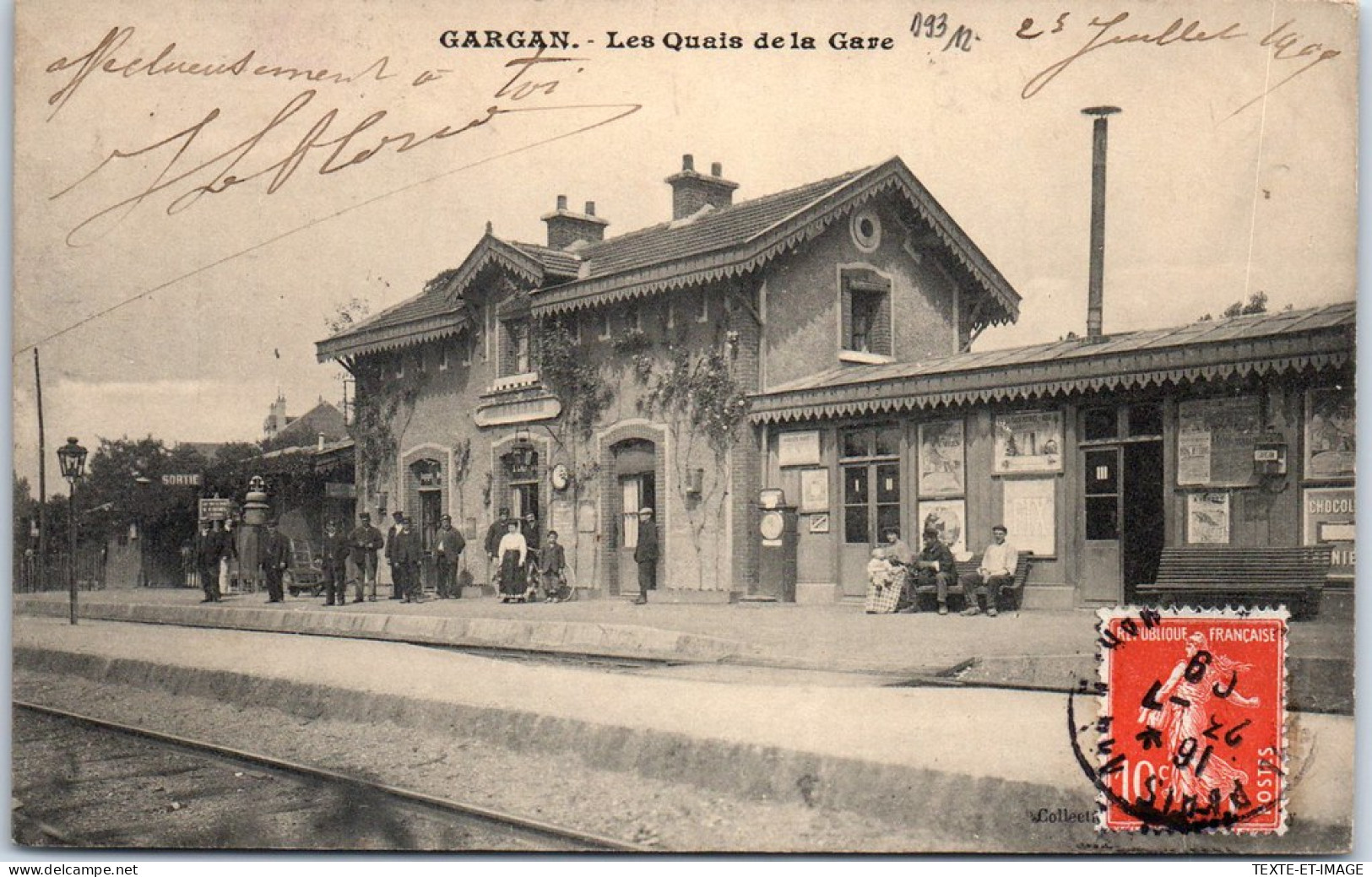 93 GARGAN - Les Quais De La Gare -  - Livry Gargan