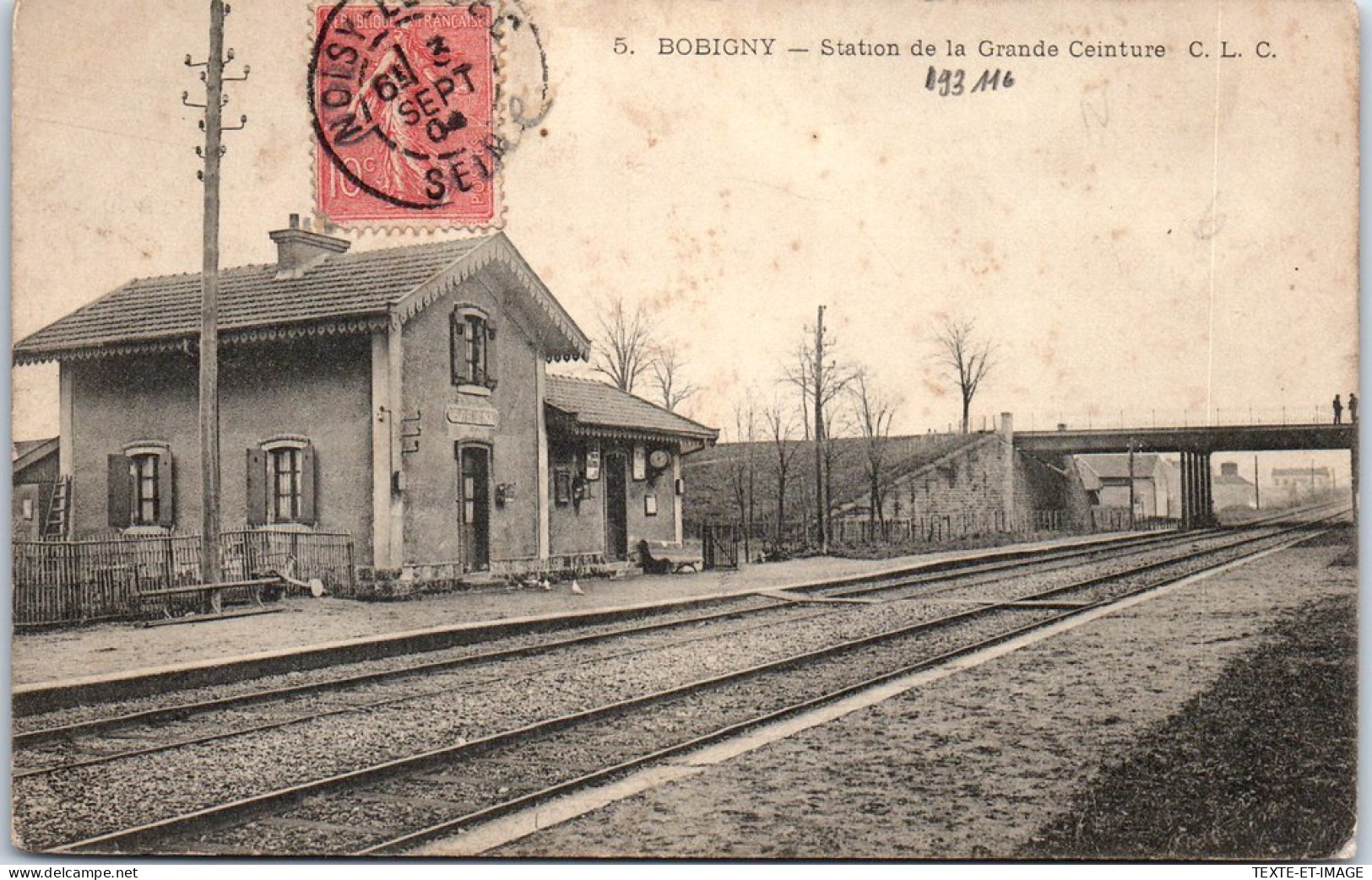 93 BOBIGNY - Station De La Grande Ceinture. - Bobigny