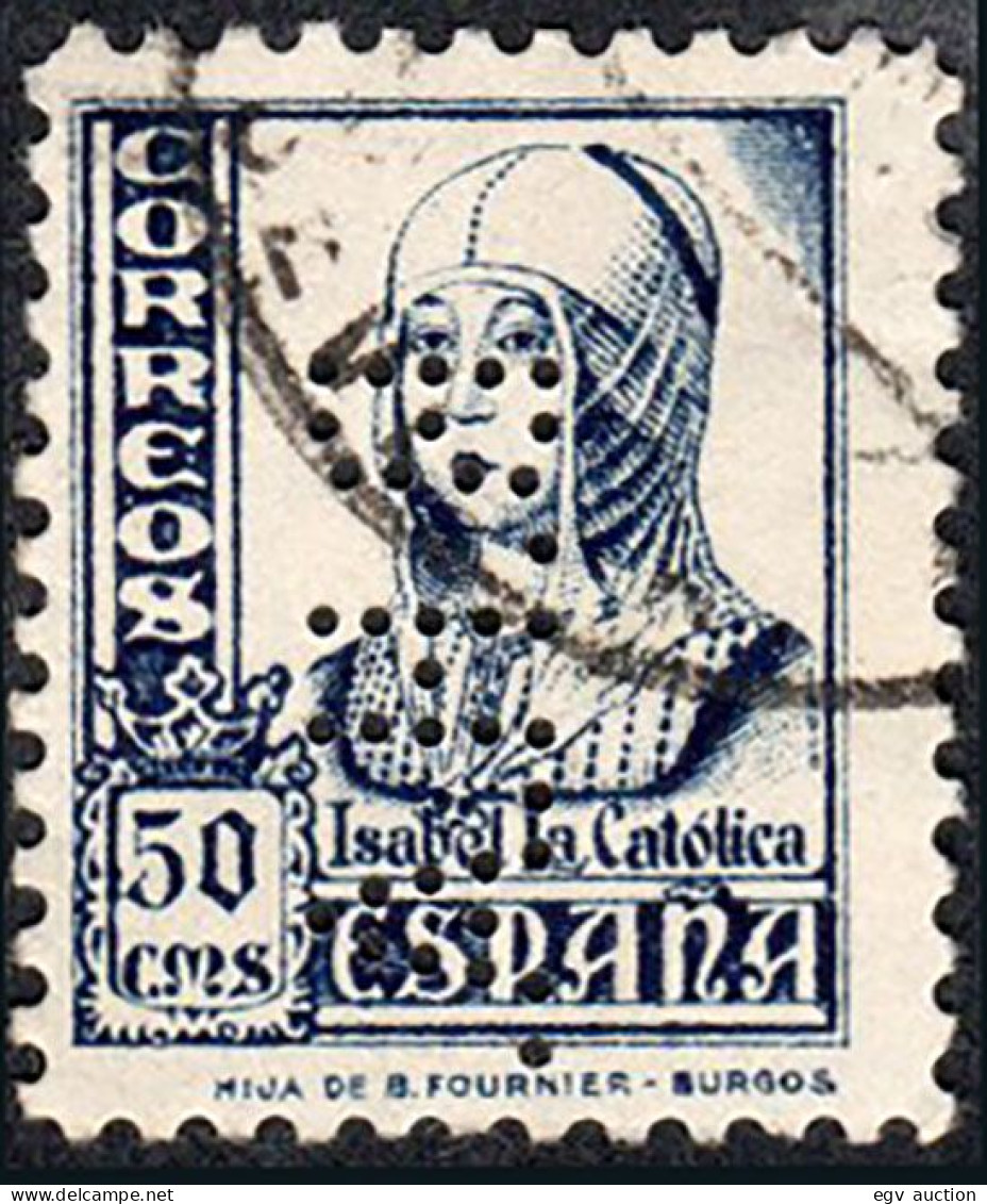 Madrid - Perforado - Edi O 825 - "B.H.A." Pequeño (Banco) - Used Stamps